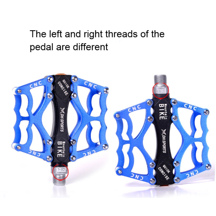 Stornfield | Mountain Bike Pedal Aluminum Alloy Palin Bearing Anti-slip Pedal (901 Blue)