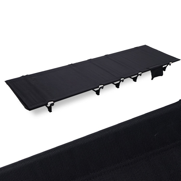 Stornfield | CLS Outdoor Lightweight Folding Camping Bed Single Leisure Bed (Black)