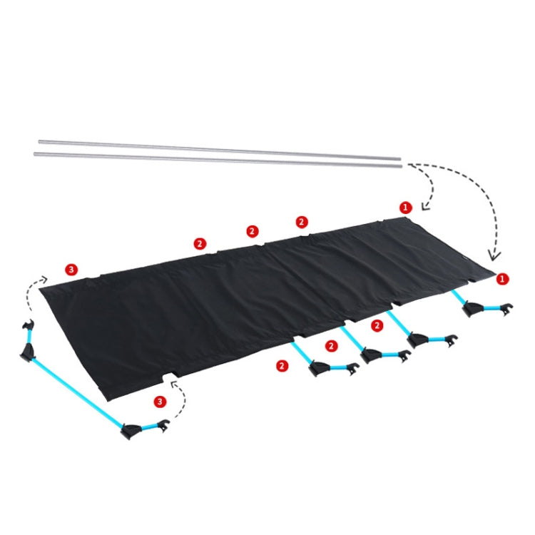 Stornfield | Outdoor Lightweight Folding Bed Camping Simple Leisure Bed (Khaki)