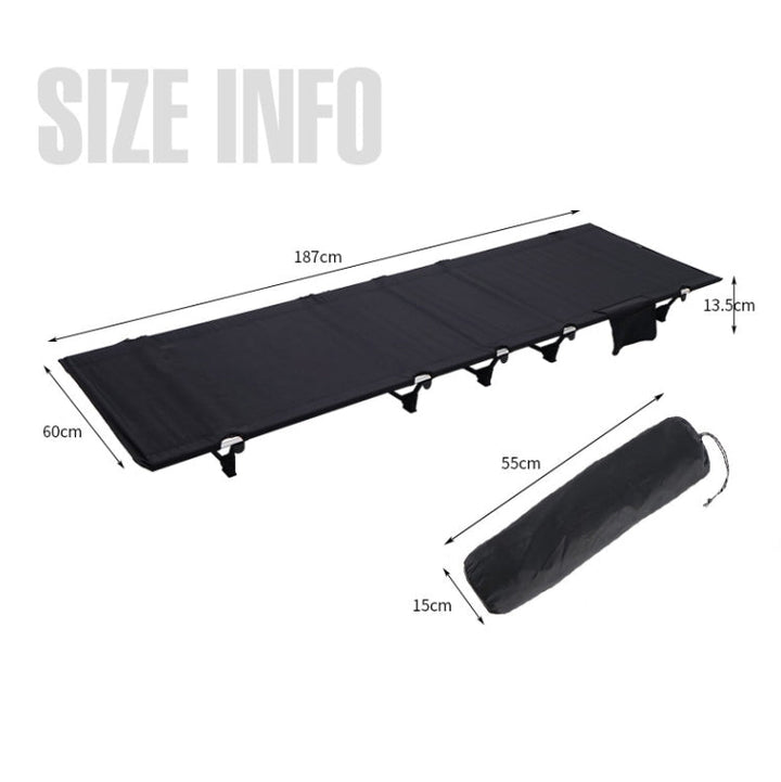 Stornfield | CLS Outdoor Lightweight Folding Camping Cot (Gray)