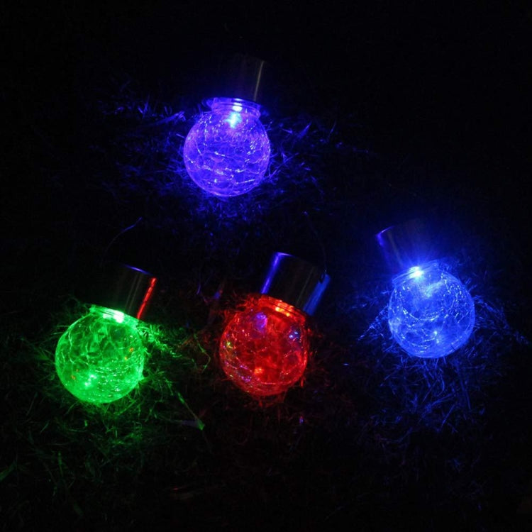 Stornfield | 12 PCS Solar Snap Ball Outdoor Chandelier Garden Yard Decorative Light with Clip (Warm White Light)