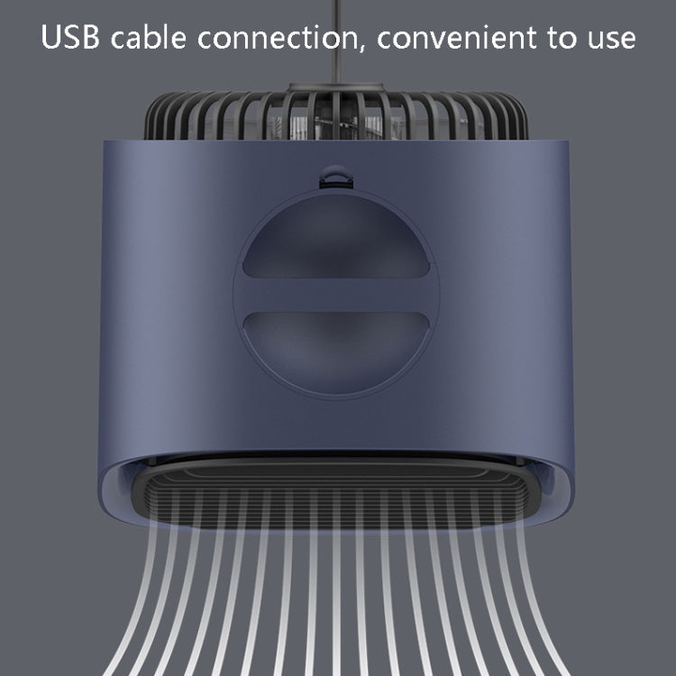 Desktop Cooling Fan USB Portable Office Cold Air Conditioning Fan, Colour: M201 Sky White | Stornfield