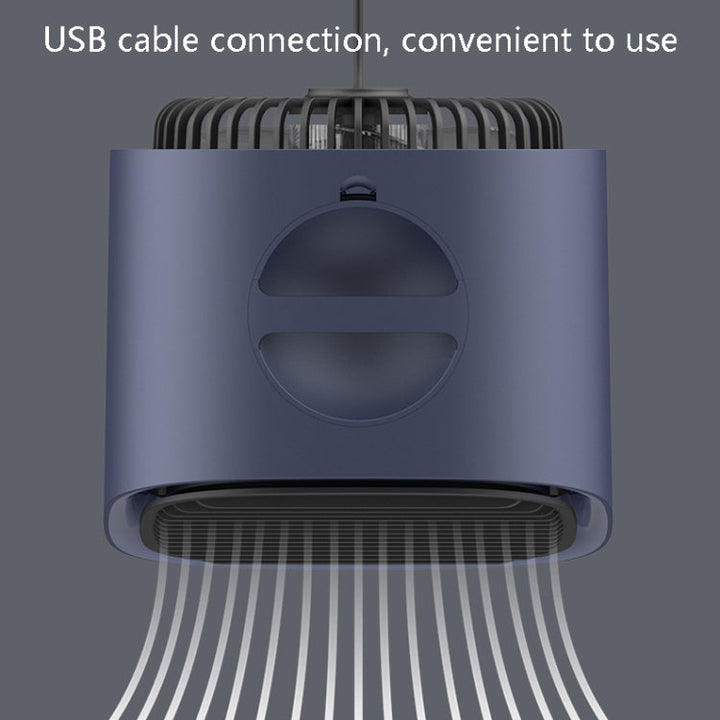 Desktop Cooling Fan USB Portable Office Cold Air Conditioning Fan, Colour: M201 Sky White | Stornfield