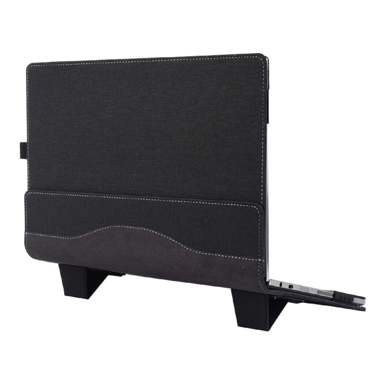 Stornfield | For Samsung Galaxy Book 4 360 15.6-inch Anti-Drop Leather Protective Case with Stand (Black)