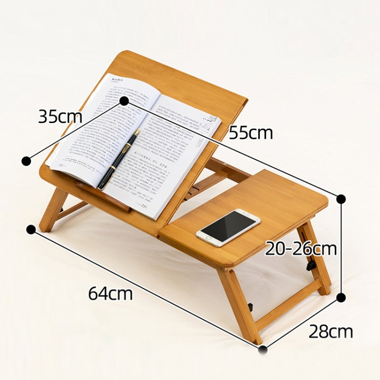 Stornfield | 741ZDDNZ Bed Laptop Table Foldable Height Adjustable Dormitory Desk, Specification: Medium 64cm