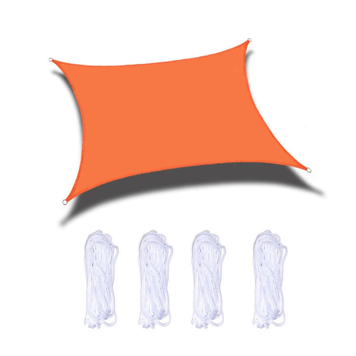 Stornfield | Outdoor Waterproof Anti-UV Garden Sun Shade Sail Canopy, Size: 2m x 4m (Orange)