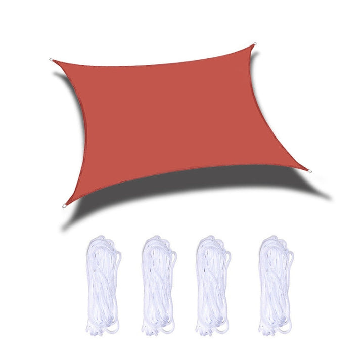 Stornfield | Waterproof Outdoor Garden Sun Shade Sail Anti-UV, Size: 2m x 5m (Red)