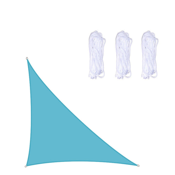 Stornfield | Waterproof Triangular Outdoor Garden Shade Sail, UV-Resistant, Size: 3m x 3m x 4.3m (Lake Blue)