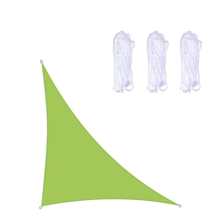 Stornfield | Waterproof anti-UV triangular outdoor garden shade sail, Size: 3m x 3m x 4.3m (Green)