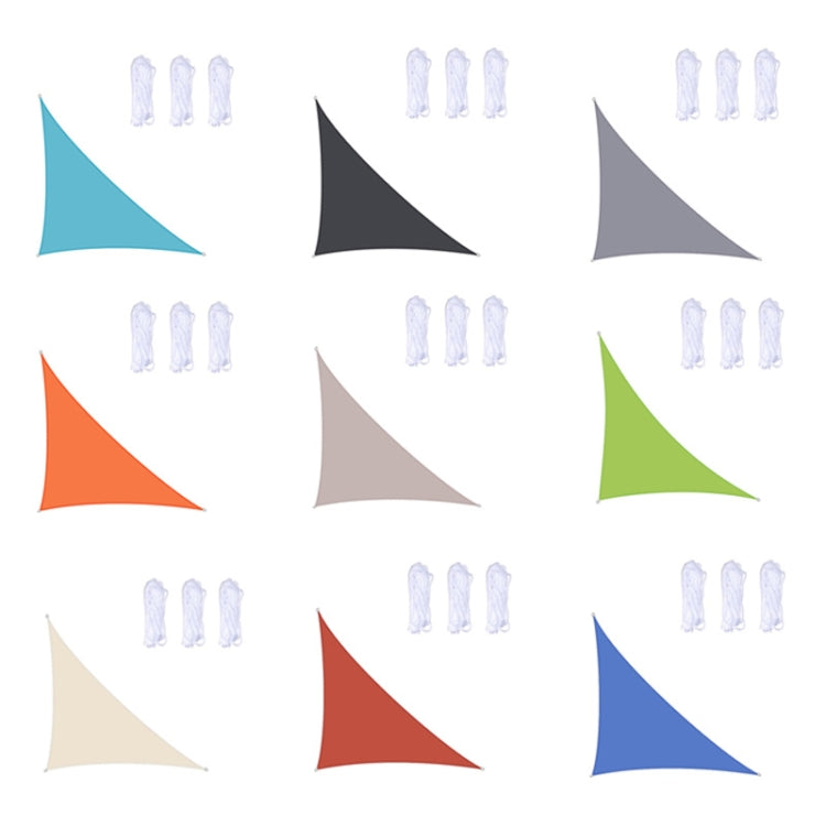 Stornfield | Waterproof Triangular Outdoor Garden Shade Sail, UV-Resistant, Size: 3m x 3m x 4.3m (Lake Blue)