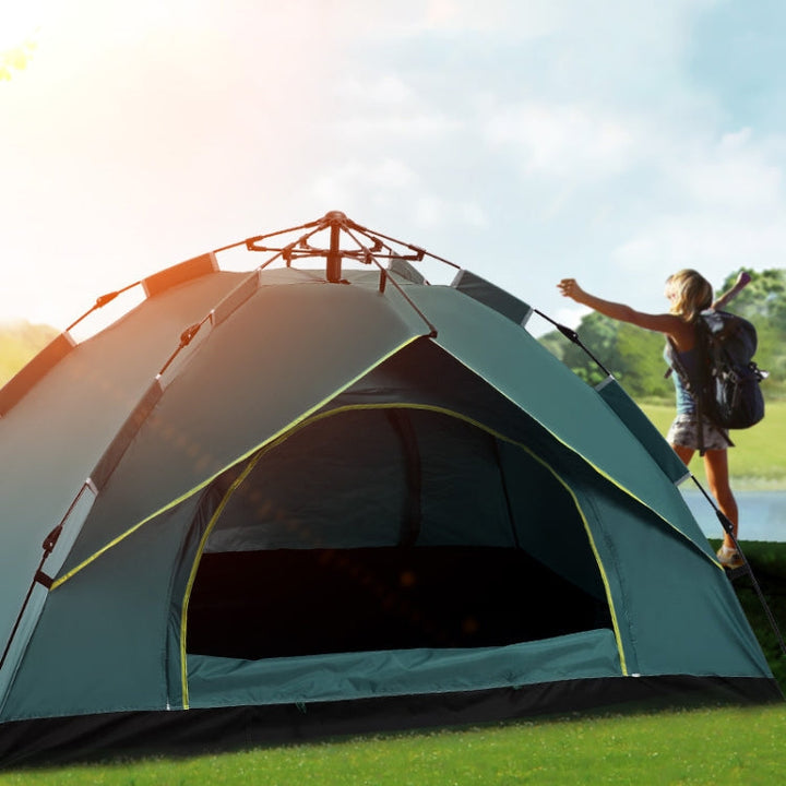 Stornfield | TC-014 Outdoor Beach Camping Automatic Tent for 3-4 People (Blue)
