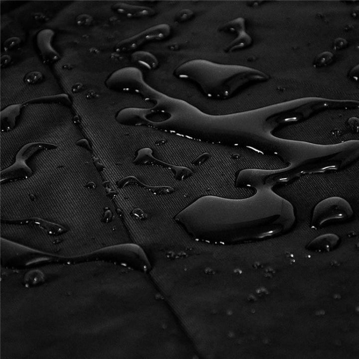 Stornfield | Waterproof and Dustproof Outdoor Beach Chair Cover Protective Cover for Rocking Chair, Size: 210x75x80cm (Black+Silver)