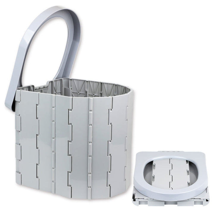 Stornfield | Integrated Portable Folding Toilet Self-Cleaning Car Toilet Self-Driving Tour Outdoor Camping Toilet (Light Gray)