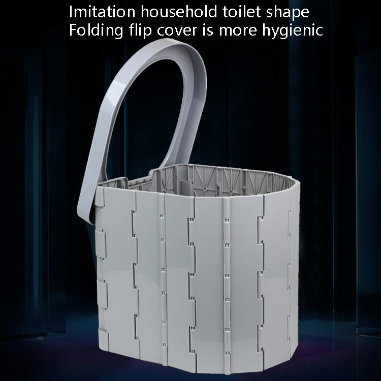 Stornfield | Integrated Portable Folding Toilet Self-Cleaning Car Toilet Self-Driving Tour Outdoor Camping Toilet (Light Gray)