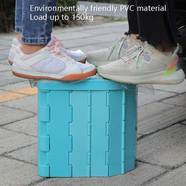 Stornfield | Integrated Portable Folding Toilet Self-Cleaning Car Toilet Self-Driving Tour Outdoor Camping Toilet (Light Gray)