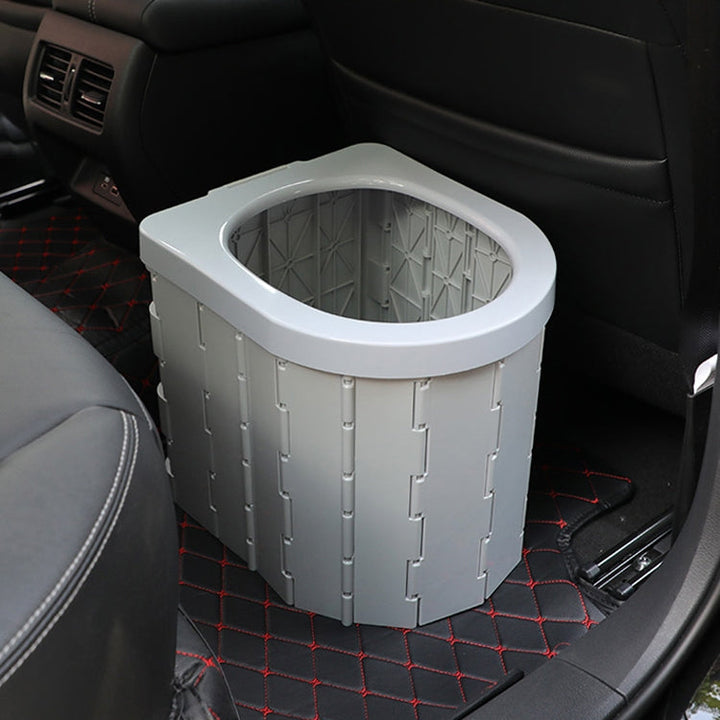 Stornfield | Integrated Portable Folding Toilet Self-Cleaning Car Toilet Self-Driving Tour Outdoor Camping Toilet (Light Gray)