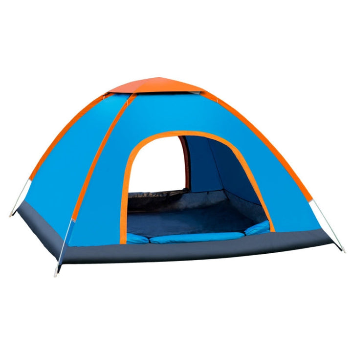 Stornfield | 3-4 Person Quick Setup Automatic Waterproof Sun-Resistant Outdoor Camping Tent (Blue)