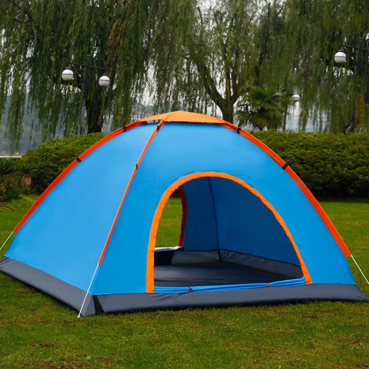 Stornfield | 3-4 Person Quick Setup Automatic Waterproof Sun-Resistant Outdoor Camping Tent (Blue)