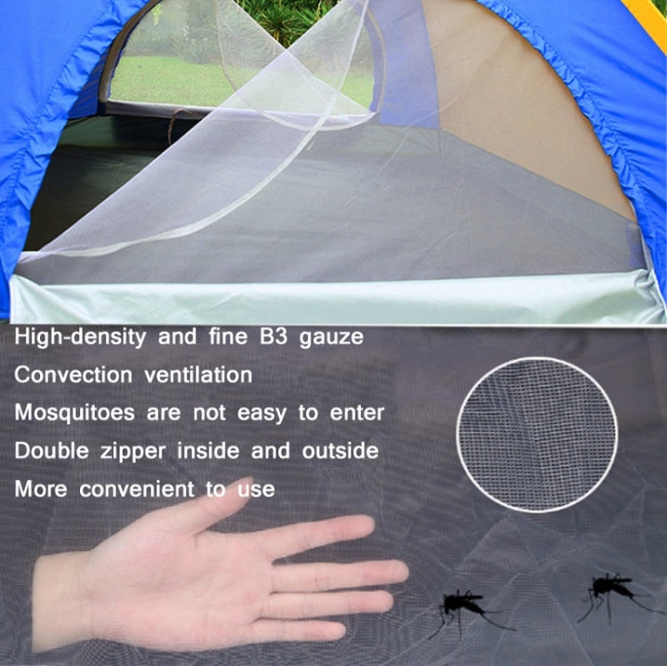 Stornfield | 3-4 Person Quick Setup Automatic Waterproof Sun-Resistant Outdoor Camping Tent (Blue)