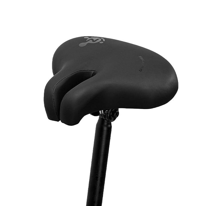 Stornfield | Comfortable Mountain Bike Noseless Bicycle Seat with Shock Absorption Outdoor Bike Accessories Saddle (Black)