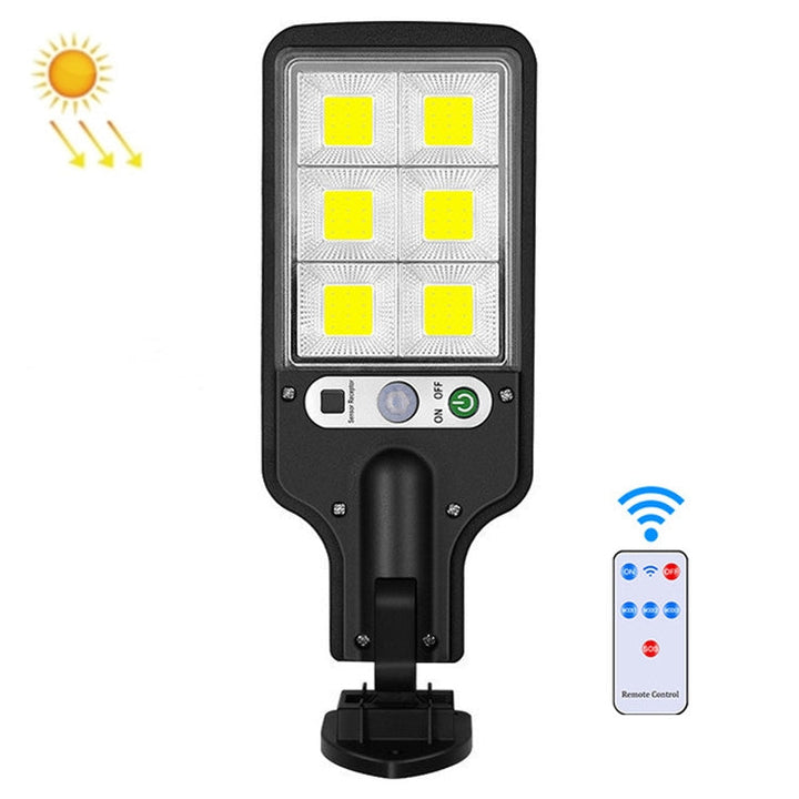 Stornfield | Solar LED Street Light with Body Detection, Garden Light, Specification: 616B-72 COB with Remote Control