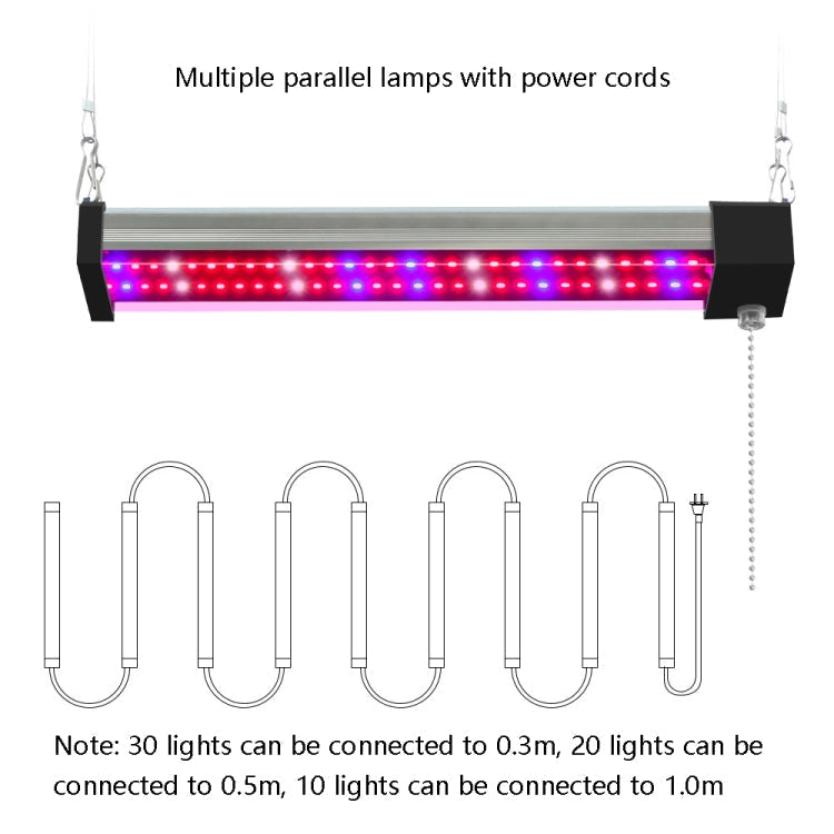 Stornfield | LED Full Spectrum Grow Light Plant Tube, Style: Small Double Row 100cm (EU plug)