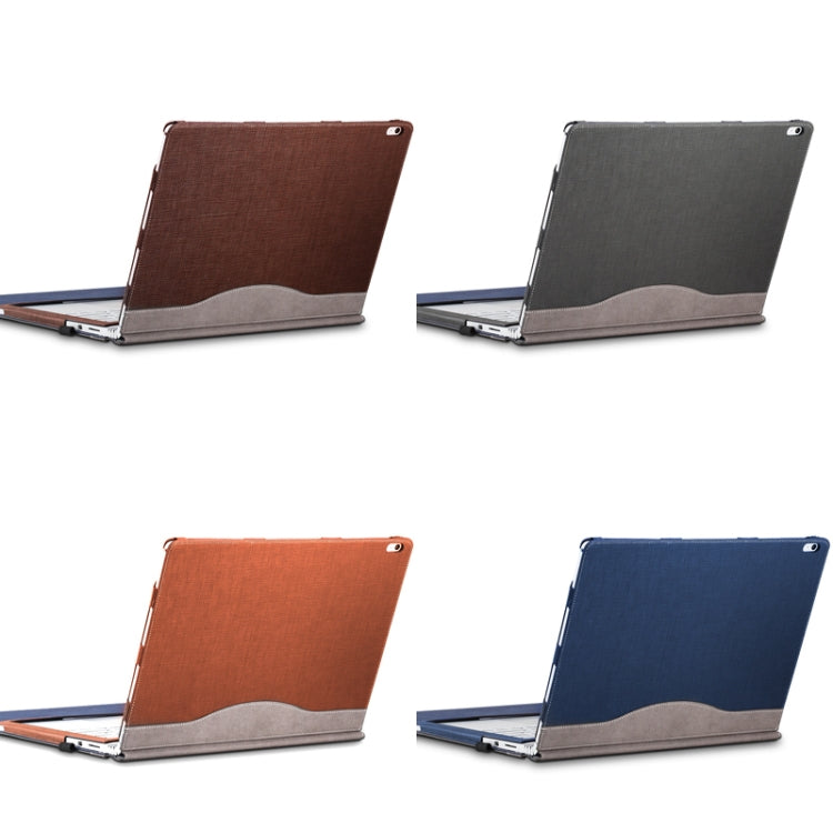 Stornfield | PU Leather Case for Microsoft Surface Book 2 15-inch Laptop (Gentleman Grey)