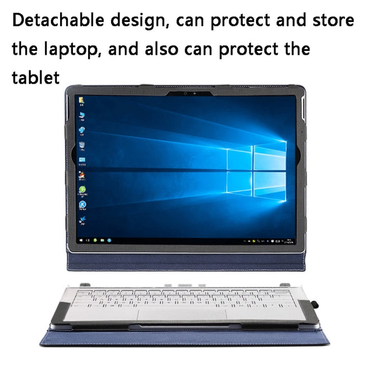 Stornfield | PU Leather Case for Microsoft Surface Book 2 15-inch Laptop (Gentleman Grey)