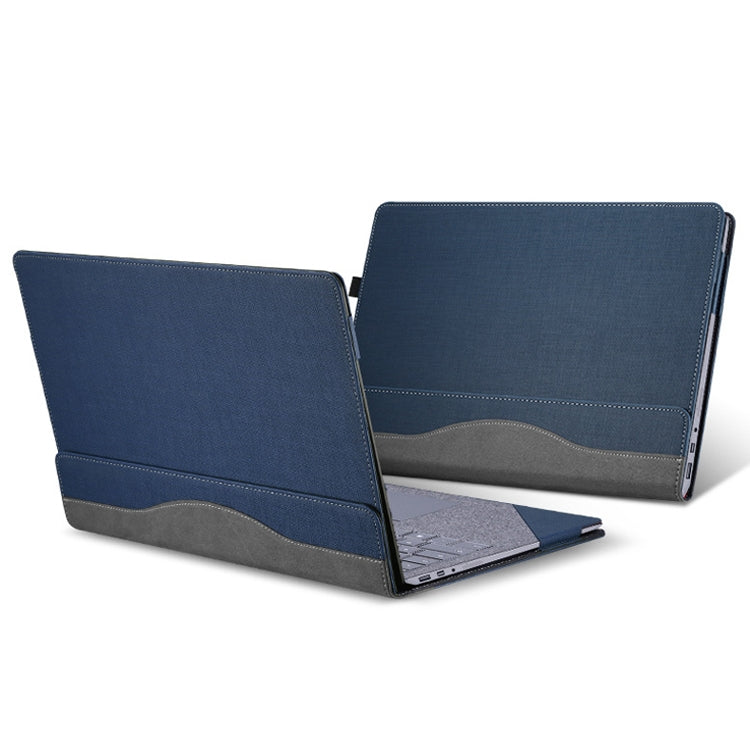 Stornfield | 13.5 Inch Multifunctional PU Leather Laptop Bag for Microsoft Surface Laptop 1/2/3/4 (Blue)