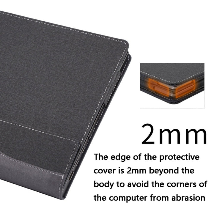 Stornfield | 13.5 Inch Multifunctional PU Leather Laptop Bag for Microsoft Surface Laptop 1/2/3/4 (Blue)
