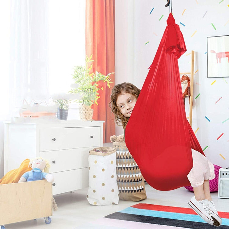 Stornfield | Elastic hammock for children indoors and outdoors, Size: 1.5x2.8m (red)
