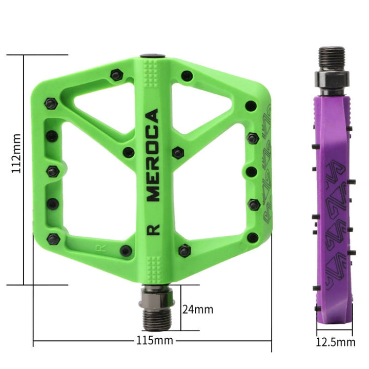 Stornfield | MEROCA Nylon Mountain Bike Pedal (Green)