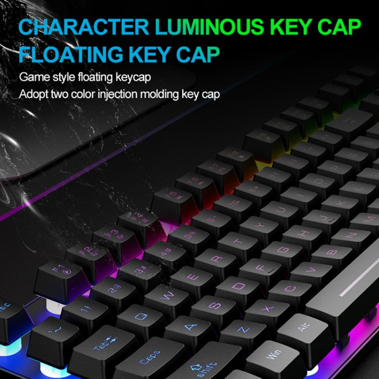 Stornfield | ZIYOU LANG T87 Backlit Wireless Gaming Keyboard and Mouse Combo (Blue)