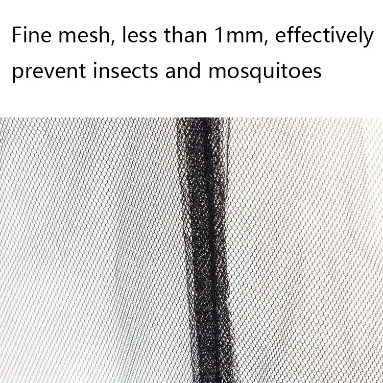 Stornfield | HY-0205 300 x 230 cm Garden Parasol Mosquito Net Cover, Dimensions: Folding Tents (Black)