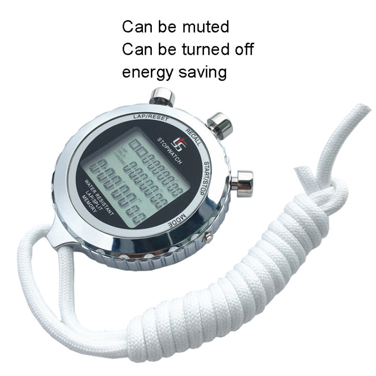 Stornfield | YS Metallic Stopwatch 3 Rows Display Training Running Electronic Timer, Style: YS-510 10 Memories