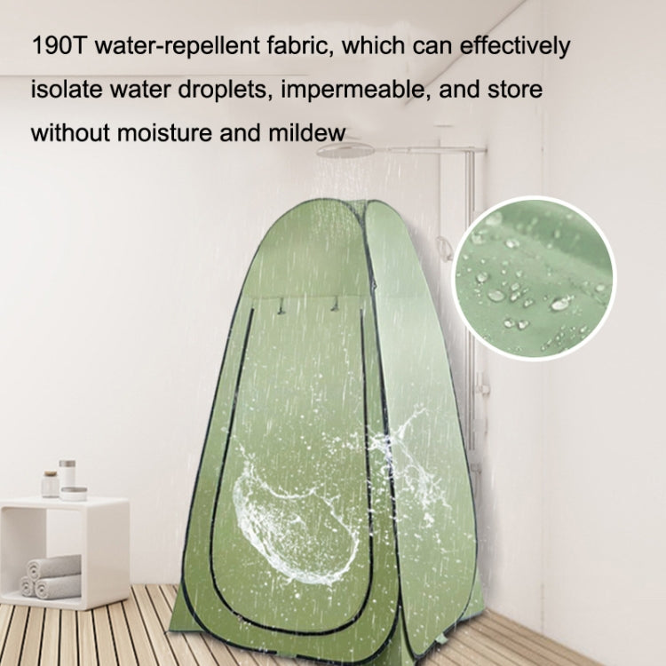 Stornfield | Outdoor Camping Toilet Tent Automatic Shower Tent, Style: Single Person (Olive Green)