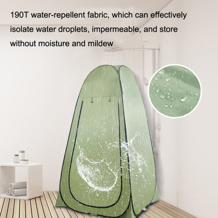 Stornfield | Outdoor Camping Toilet Tent Automatic Shower Tent, Style: Single Person (Olive Green)