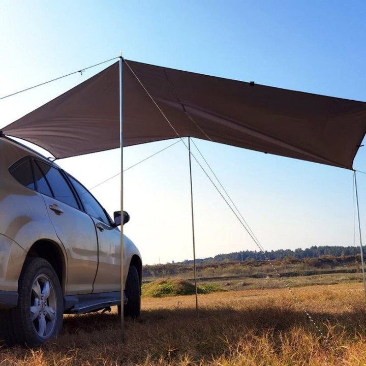 Stornfield | Outdoor Picnic Camping Tent next to Car Waterproof Awning 300x150cm (Dark Grey)