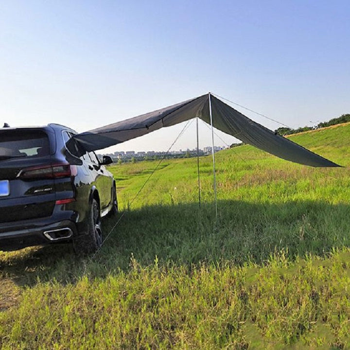 Stornfield | Outdoor Picnic Camping Tent next to Car Waterproof Awning 300x150cm (Dark Grey)