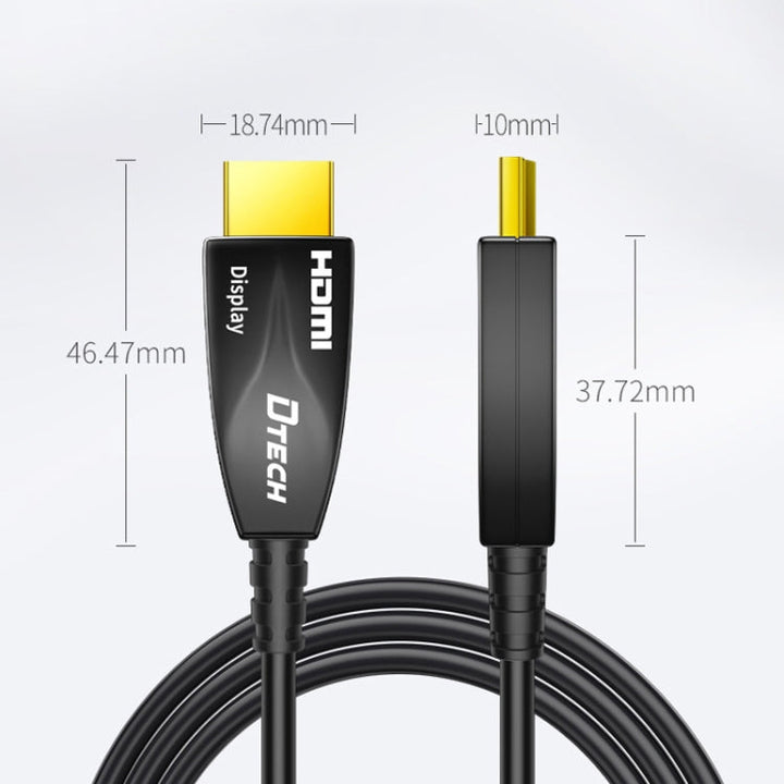 Stornfield | DTECH Câble optique HDMI 2.0 Version 4K 60Hz pour télévision grand écran Ingénierie câblage, Longueur : 15m