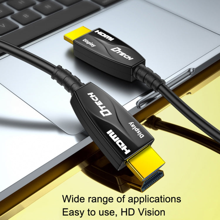 Stornfield | DTECH Câble optique HDMI 2.0 Version 4K 60Hz pour télévision grand écran Ingénierie câblage, Longueur : 15m