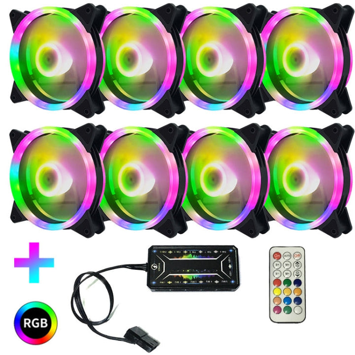 Stornfield | CPU RGB Radiator 8 Fans + Remote