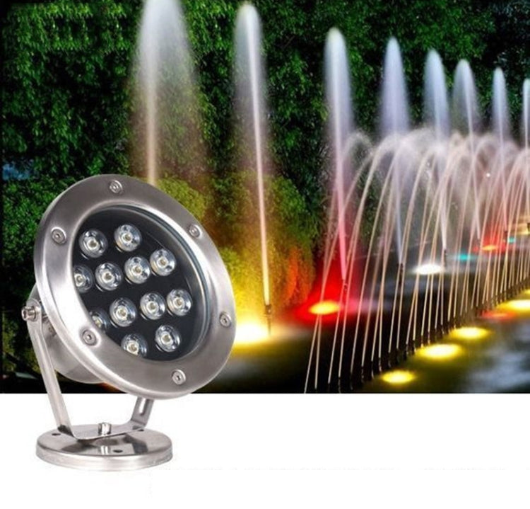Stornfield | LED Underwater Light for Swimming Pool, Fish Pond, Fountain, Waterproof Landscape Light 9W (Warm White)