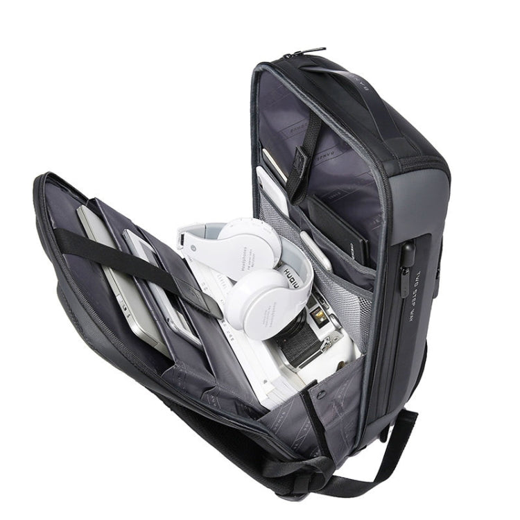 Stornfield | BANGE BG-7216plus Anti-theft Waterproof 15.6 Inch Laptop Travel Backpack for Men (Grey)