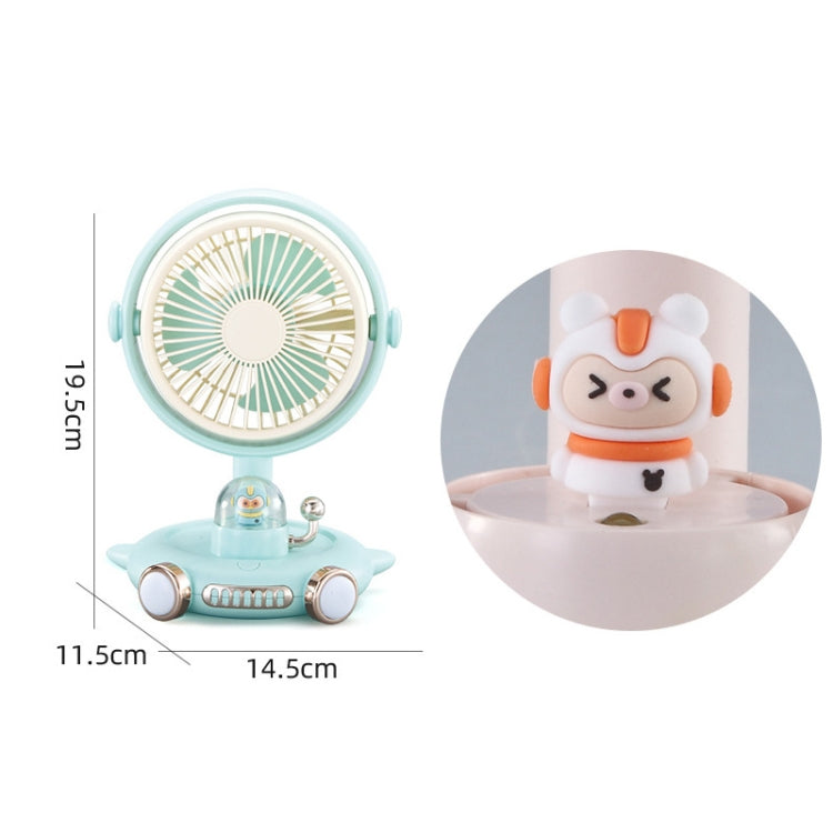 Household Cute Pet Fan USB Desktop Night Light Fan(Apricot) | Stornfield