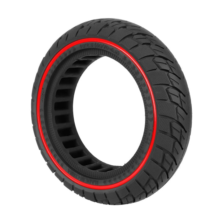 Stornfield | For Ninebot Max G30 10 X 2.5 Inch (60/70-6.5) Scooter Solid Rubber Red Line Tires