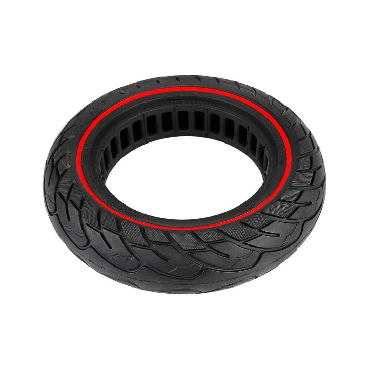 Stornfield | For Ninebot Max G30 10 X 2.5 Inch (60/70-6.5) Scooter Solid Rubber Red Line Tires