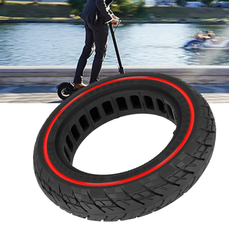 Stornfield | For Ninebot Max G30 10 X 2.5 Inch (60/70-6.5) Scooter Solid Rubber Red Line Tires