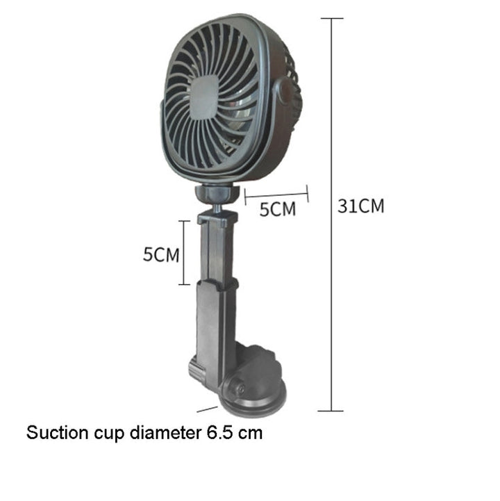 Car Suction Cup Fan Desktop Dormitory Office Kitchen Fan(Pink) | Stornfield