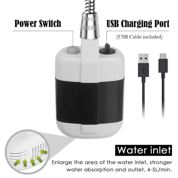 Stornfield | KE-801 Outdoor Rechargeable Camping Shower Portable Shower Head